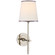 Bryant One Light Wall Sconce in Polished Nickel (268|TOB 2002PN-L)