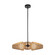 Lanai LED Chandelier in Black/Opal Glass (347|CH20625-BK/OP)