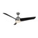 Thalia 54''Ceiling Fan in Brushed Nickel/Matte Black (347|CF91954-BN/MB)