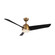 Thalia 54''Ceiling Fan in Brushed Gold/Matte Black (347|CF91954-BG/MB)