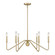 Kennedy BCB Six Light Chandelier in Brushed Champagne Bronze (62|3690-6 BCB)