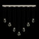 Aria LED Linear Pendant in Silver (48|100007-4-4444444)