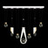 Aria LED Linear Pendant in White (48|100007-2-1124444)