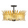 Ensley Four Light Semi-Flush Mount in True Gold (51|6-7900-4-261)