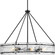 Rivera Six Light Chandelier in Matte Black (54|P400355-31M)