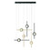 Barletta LED Chandelier in Gold-Black (40|47255-036)