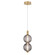 Palmas LED Pendant in Gold (40|47190-016)