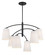 Headington Six Light Chandelier in Coal (7|5397-66A)