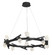Kosmyc LED Chandelier in Sand Coal Black (42|P1537-066-L)