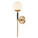 Gillian One Light Wall Sconce in Natural Brass (45|90060/1)