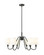 Gianna Six Light Chandelier in Matte Black (224|7509-6-32MB) Gianna Six Light Chandelier in Matte Black (224|7509-6-32MB)
