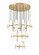 Cayden 27 Light Chandelier in Modern Gold (224|1946P-27R-MGLD)