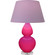 Double Gourd One Light Table Lamp in Razzle Rose Glazed Ceramic w/Lucite (165|RZ23L) Double Gourd One Light Table Lamp in Razzle Rose Glazed Ceramic w/Lucite (165|RZ23L)