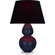 Double Gourd One Light Table Lamp in Midnight Blue Glazed Ceramic w/Lucite (165|MB23K)