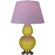 Double Gourd One Light Table Lamp in Citron Glazed Ceramic w/Antique Silvered (165|CI22L)