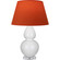 Double Gourd One Light Table Lamp in Lily Glazed Ceramic w/Lucite (165|A670T)