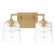 Eldorado Two Light Vanity in Aged Brass (19|5005-2-180)