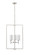 Luxx Four Light Pendant in Brushed Nickel (59|96004-BN)