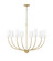 Kandor Eight Light Chandelier in Vintage Brass (59|29908-VB)