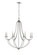 Eisley Eight Light Chandelier in Polished Nickel (59|12108-PN)