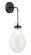 Seranna One Light Wall Sconce in Matte Black (423|W31901MB)