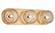 Knobbel LED Wall Sconce in Aged Gold Brass (423|S01303AGCL)