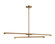 Novelle LED Pendant in Aged Gold Brass (423|C31454AG)