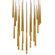Cascade LED Pendant in Aged Brass (281|PD-41725S-AB)