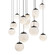 Pisces LED Pendant in Black (281|PD-34415R-BK)