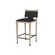 Burdock Bar Stool in Ebony Leather (314|FSI08)