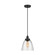 Baskin One Light Pendant in Midnight Black (454|P1349MBK)