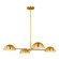 Balleroy Four Light Chandelier in Burnished Brass (454|LXC1134BBS)