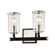 Aeon Two Light Bath and Vanity in Textured Black & Polish Nickel (67|B7682-TBK/PN)