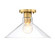 Leena One Light Semi Flush Mount in Brushed Gold (43|D307M-SF-BG)