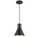 One Light Pendant in Black (110|PND-2202 BK)