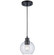 One Light Pendant in Black (110|22220 BK)