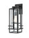 Cottage One Light Outdoor Wall Sconce in Charcoal Black (508|KXW0402M-1)