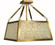 Avery Four Light Semi-Flush Mount in Brushed Brass (8|5897 BR)