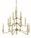 Vivian 15 Light Chandelier in Brushed Brass (8|5668 BR)