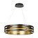 Toledo LED Chandelier in Black and Brushed Brass (78|AC6751BB)