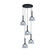 Kali Five Light Chandelier in Black (78|AC11955BK)