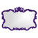 Talida Mirror in Glossy Royal Purple (204|21183RP)
