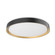 Essex LED Flush Mount in Black/Gold (347|FM43920-BK/GD-5CCT)