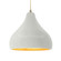 Radiance One Light Pendant in Matte White w/ Champagne Gold (102|CER-6565-MTGD-ABRS-BEIG-TWST)