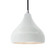 Radiance One Light Pendant in Gloss White (outside and inside of fixture) (102|CER-6563-WTWT-MBLK-BKCD)