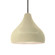 Radiance One Light Pendant in Vanilla (Gloss) (102|CER-6563-VAN-NCKL-RIGID)