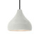 Radiance One Light Pendant in Matte White (102|CER-6563-MAT-MBLK-RIGID)