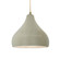 Radiance One Light Pendant in Celadon Green Crackle (102|CER-6563-CKC-ABRS-BEIG-TWST)