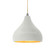 Radiance One Light Pendant in Matte White w/ Champagne Gold (102|CER-6560-MTGD-NCKL-BEIG-TWST)