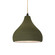 Radiance One Light Pendant in Matte Green (102|CER-6560-MGRN-MBLK-BEIG-TWST)